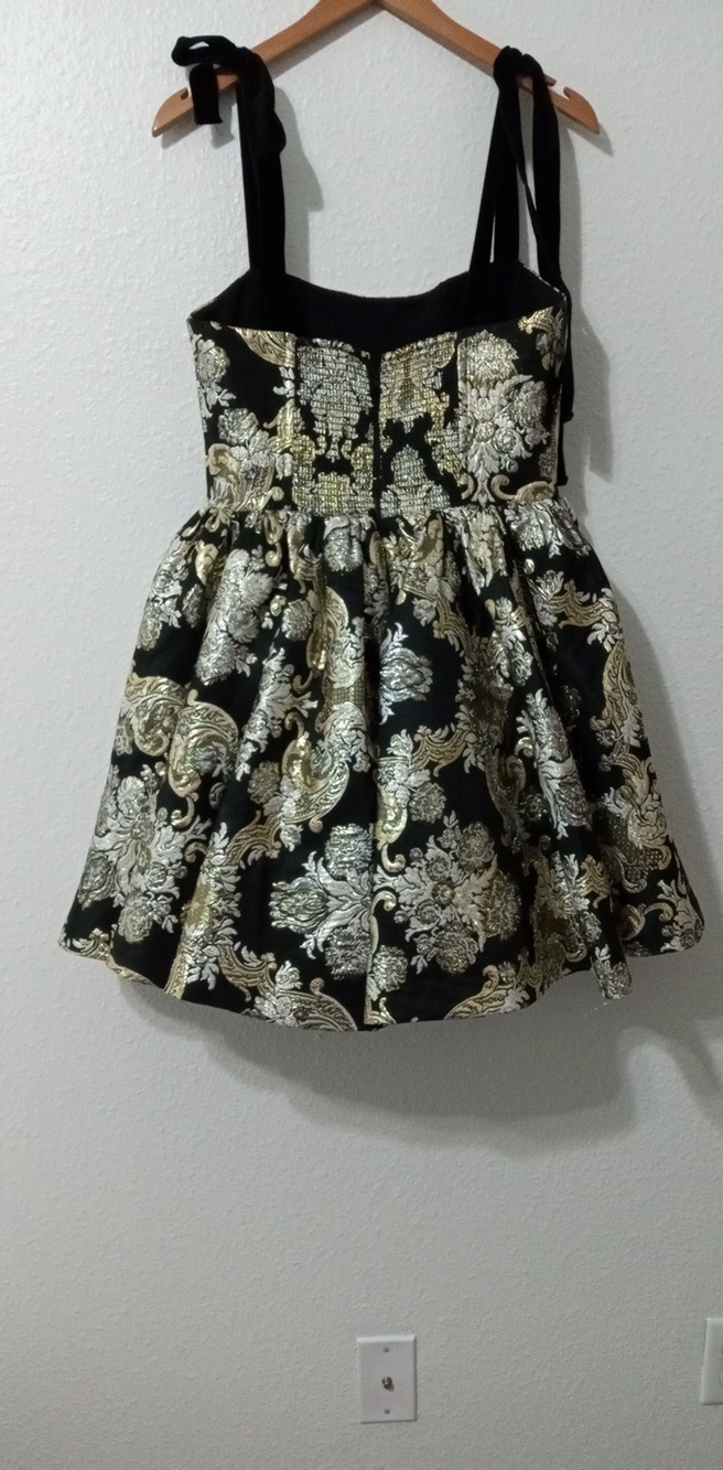 Alice And Olivia Fay babydoll Dress retail $595 - Picture 5 of 11
